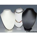 6CA) PRÉSENTOIR COLLIER, PENDENTIFH=30CM, BUSTE, GORGE.