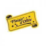 ETIQUETTES 'PLAISIR D'OFFRIR'
