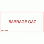 PANNEAU RÉGLEMENTAIRE BARRAGE GAZ CODITHERM