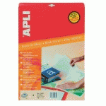 COUVRE-LIVRE - POCHETTE 10 FEUILLES TRANSPARENTES ADHÉSIVES A3+ APLI