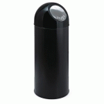 POUBELLE BULLET AVEC LINER 55L NOIR - V-PART