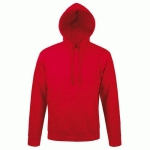 SWEAT PERSONNALISABLE CAPUCHE EXPERT MOLLETON ROUGE