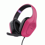 TRUST GXT 415P ZIROX CASQUE AVEC FIL ARCEAU GAMING ROSE