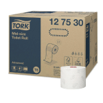 27 ROULEAUX PAPIER TOILETTE TORK ADVANCED MID-SIZE T6 2 ÉPAISSEURS