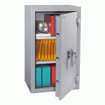 ARMOIRE FORTE ANTI FEU SUPER PROTECT DOUBLE PAROI 190 LITRES SERRURE À CLÉ HARTMANN