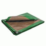 BACHE DE PROTECTION À ŒILLETS HQ250 5 X 8M - TECPLAST - PR0814