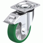 BLICKLE - ROULETTE PIVOTANTE À FREIN Ø 160MM BANDAGE POLYURÉTHANE PU 580KG - LK-ALST 160K-FI