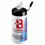 BOÎTE 70 LINGETTES NETTOYANTES INFORMATIQUE BRUNEAU