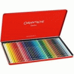 CRAYONS DE COULEUR PABLO, ÉTUI MÉTAL DE 40