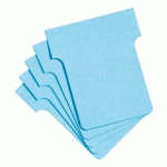 FICHES T INDICE 1,5 / 45 MM - BLEU - LOT DE 100
