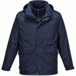 PARKA RESPIRANTE 3-EN-1 ARGO S507 BLEU FONCÉ M - PORTWEST