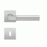POIGNÉES DE PORTE SUR ROSACES CARRÉES AFFLEURANTES EP L31Q TASMANIA -CLÉ L KARCHER DESIGN