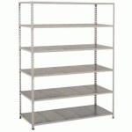 RAYONNAGE RAPID 2 6 TABLETTES METAL 1980X1525X455 ZINGUÉ - MANUTAN EXPERT