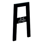 APPUI-VELOS À SCELLER  CYCLO -  ANTHRACITE MAT 7016