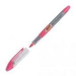 BIC SURLIGNEUR DE POCHE POINTE BISEAUTÉE ENCRE LIQUIDE COLORIS ROSE TECHNOLIGHT