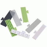CALE VITRAGE 16X80MM ÉPAISSEUR 5MM NOIR 1000 PIÈCES - GOETTGENS - D16805B
