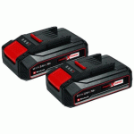 DOUBLE BATTERIE 2,5 AH TWIN PACK - POWER X-CHANGE EINHELL