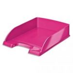 LEITZ PLUS CORBEILLE À COURRIER WOW ROSE MÉTALLISÉ 35,7X7X25,5 CM