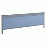 PANNEAU ÉCRAN CADRE ALUMINIUM L 160 CM POUR BUREAUX ARCH - DÉCOR GRIS BLEU