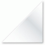 POCHETTES ADHÉSIVES TRIANGULAIRES, 170 X 170 MM,EN PP,