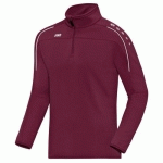 SWEAT 1/2 ZIP CLASSICO BORDEAUX JAKO