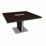 TABLE DE RÉUNION XENNON L.141 X P.140 CM - NOIR ÉBÈNE