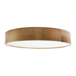 TEMAR LIGHTING PLAFONNIER CLEO, Ø 57,5 CM, 5 LAMPES, BOIS DE CHÊNE, E27
