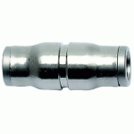 UNION DOUBLE ÉGALE 3606 DROIT - LAITON NICKELÉ CHIMIQUE FDA - DIAMÈTRE 6 MM - TUBE/TUBE PARKER LEGRIS