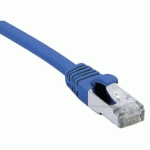CORDON RJ45 CATÉGORIE 6A F/UTP LSOH SNAGLESS BLEU - 25 M