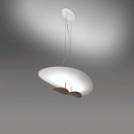 ICONE MASAI SUSPENSION 927 TRIAC 130X64CM BLANC/BRONZE
