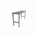 KIT CONVOYEUR RLX ACIER 400X60X1500 AVEC PIED - SOMEFI