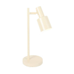 LINDBY LAMPE À POSER OVELIA, BEIGE, MÉTAL, E27