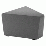 MODULE IZAKI – POUF 45° GRIS CLAIR