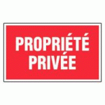 PANNEAU PROPRIÉTÉ PRIVÉE