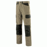 PANTALON DE TRAVAIL CRAFT WORKER RÉSISTANT - BEIGE ET NOIR - T0 CEPOVETT SAFETY