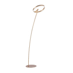 PAUL NEUHAUS LAMPE SUR PIED LED TITUS, LAITON, MÉTAL, INTENSITÉ VARIABLE