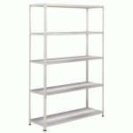 RAYONNAGE RAPID 2 1980X1525X455 5 TABLETTES METAL GRIS ÉPOXY