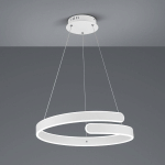 REALITY LEUCHTEN SUSPENSION LED PARMA, VARIATEUR SWITCH, BLANCHE
