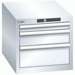 ARMOIRE BLANC PUR 411X572X383 AVEC 3 TIR. 75KG _ 78.406.110 - LISTA