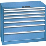 ARMOIRE 7 TIROIRS 1023X572X850MM-CAPACITÉ 200KG-BLEU - LISTA