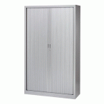 ARMOIRE HAUTE À RIDEAUX MONOBLOCS GENERIC 198 X 120 CM ALU-ALU