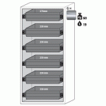 ARMOIRE SÉCURITÉ S-PHOENIX-90 S90.196.090.FWAS GRIS CLAIR - ASECOS