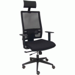 CHAISE DE BUREAU HORNA ACCOUDOIRS RÈGLABLES - NOIR - PIQUERAS Y CRESPO