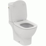 PACK WC COMPLET SUR PIED AVEC RÉSERVOIR ET ABATTANT TESI AQUABLADE® PORCHER
