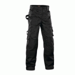 PANTALON DE TRAVAIL ARTISAN NOIR TAILLE 48L - BLAKLADER