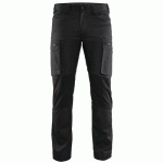PANTALON DE TRAVAIL SERVICES STRETCH NOIR TAILLE 44 - BLAKLADER