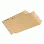 PAQUET DE 50 POCHETTES KRAFT MILLERAIES AUTO-ADHÉSIVES 90G FORMAT 176X250MM B5 - LOT DE 3