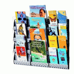 PRÉSENTOIR MURAL VISUAL 4 CASES A5 OU 1/3 A4 ALU - MANUTAN COLLECTIVITÉS