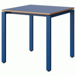 TABLE MALIBU 80X80 T6 SOUDÉ STR ALAI BLEU U525/BLEU 5005 - MANUTAN EXPERT
