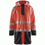 VESTE DE PLUIE HAUTE VISIBILITÉ NIVEAU 1 TAILLE S - MANUTAN COLLECTIVITÉS